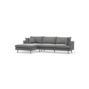 Byron Modular Sofa with Chaise | Anthracite Charcoal gallery detail image