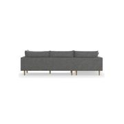 Byron Modular Sofa with Chaise | Anthracite Charcoal gallery detail image