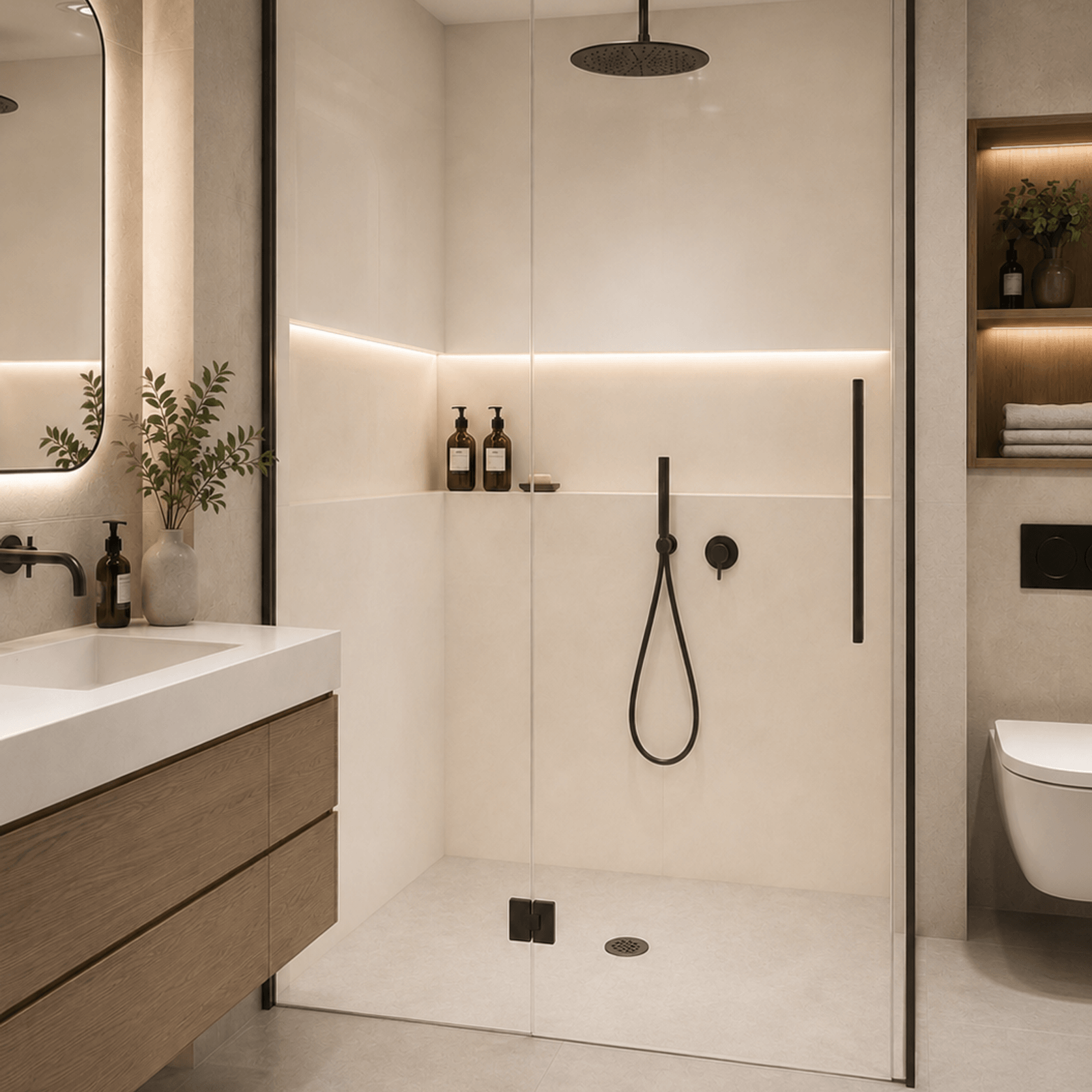 20mm Solid Surface Shower Base gallery detail image