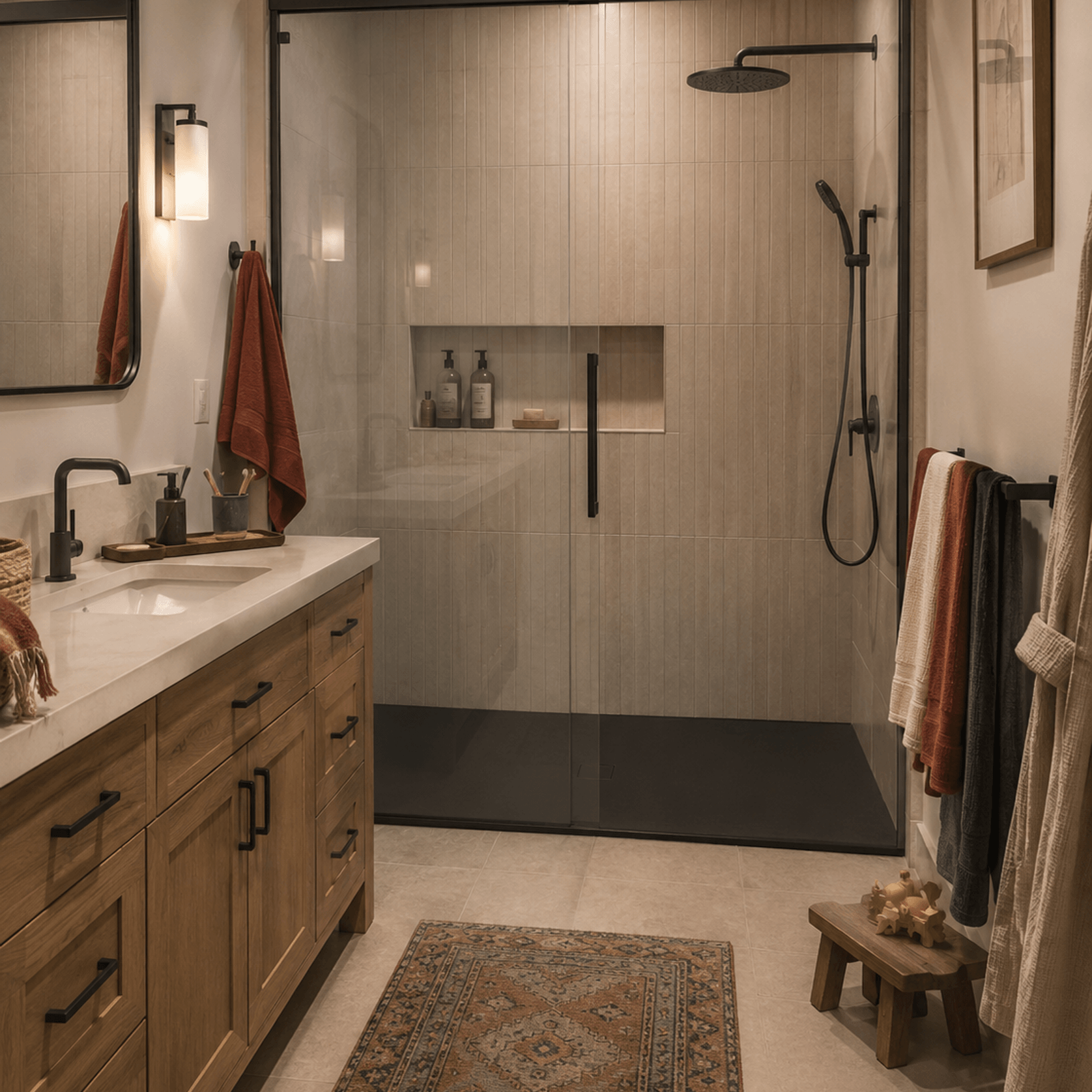 20mm Solid Surface Shower Base gallery detail image