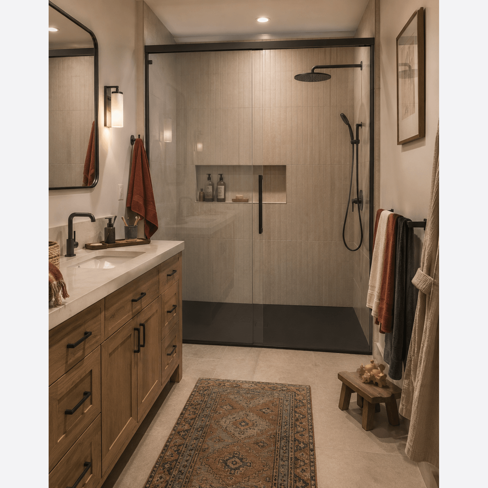20mm Solid Surface Shower Base gallery detail image