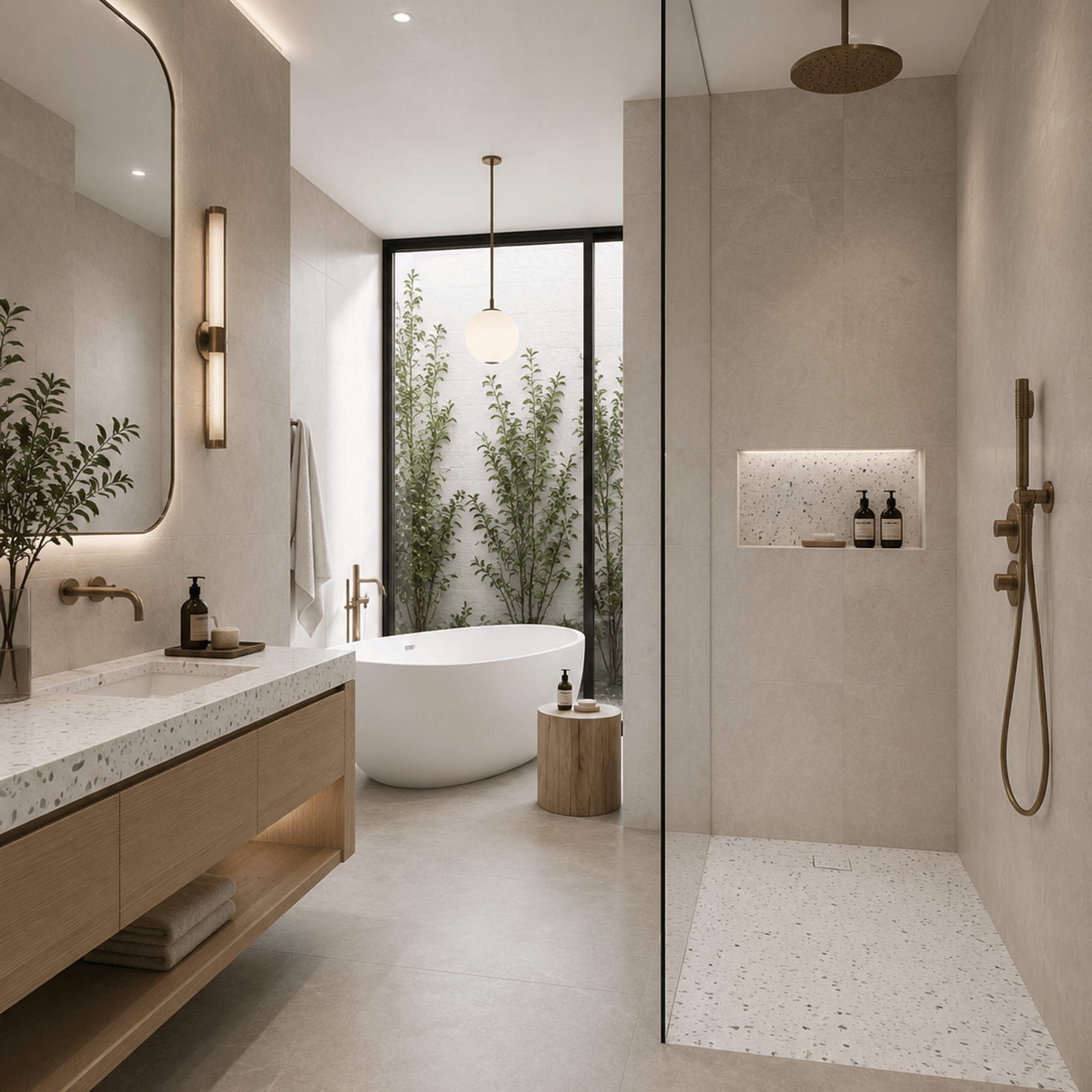 20mm Solid Surface Shower Base gallery detail image