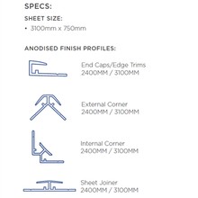 DES SPL Pacific / Cinder 3100mm x 750mm x 4mm gallery detail image