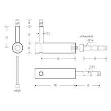 Halliday & Baillie Round Stair Rail Bracket HB520 gallery detail image
