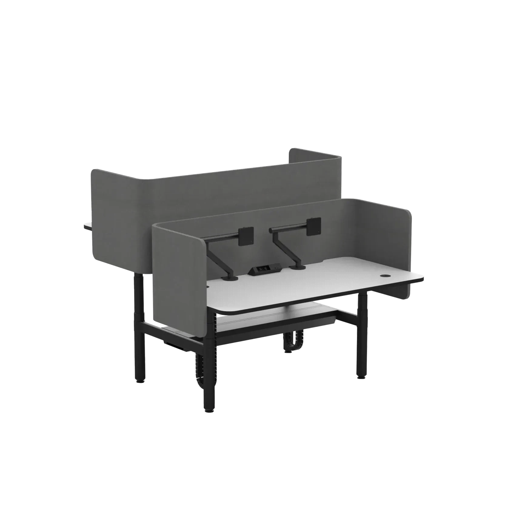 Novare Rondo Sit-Stand Back-to-Back Workstation gallery detail image