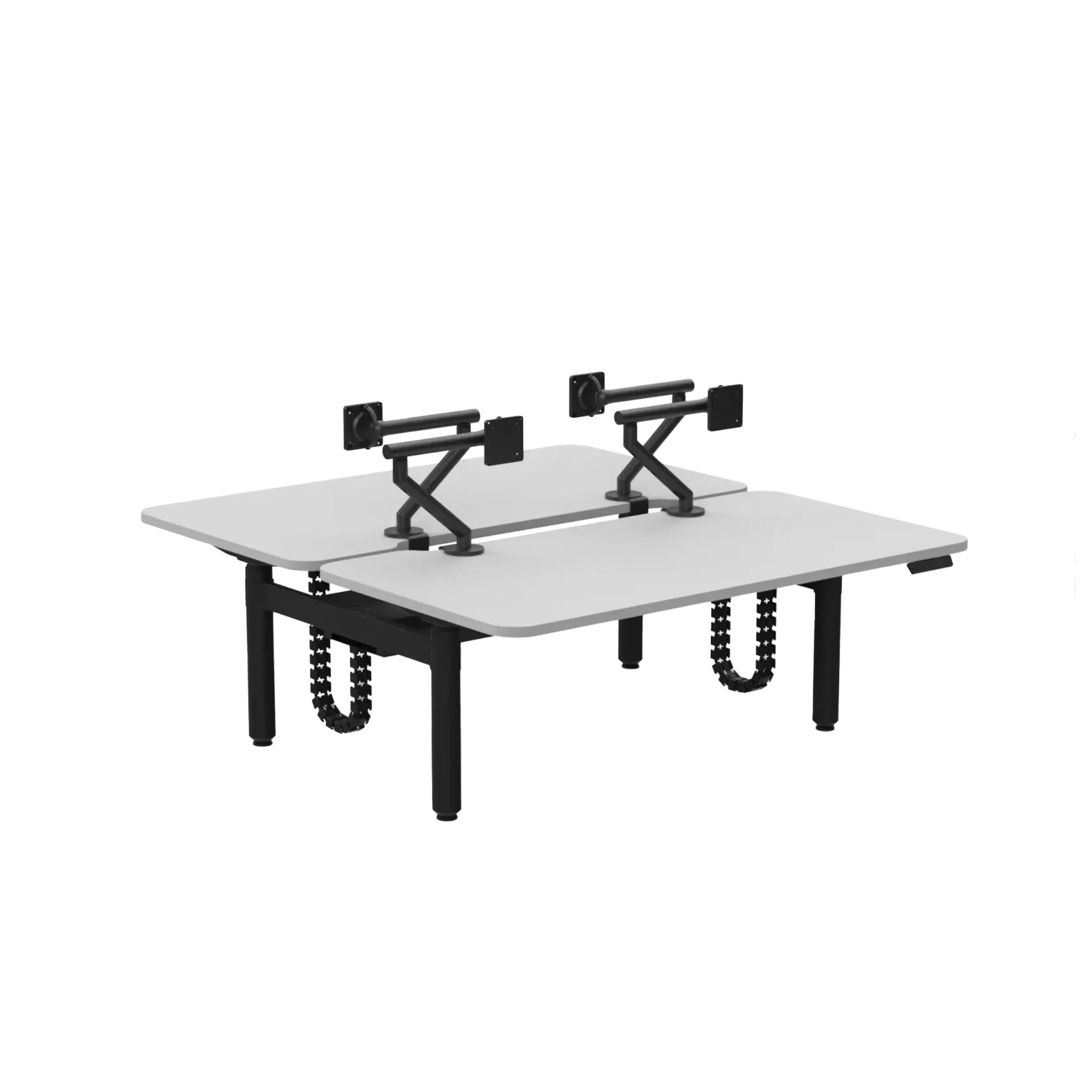 Novare Rondo Sit-Stand Back-to-Back Workstation gallery detail image