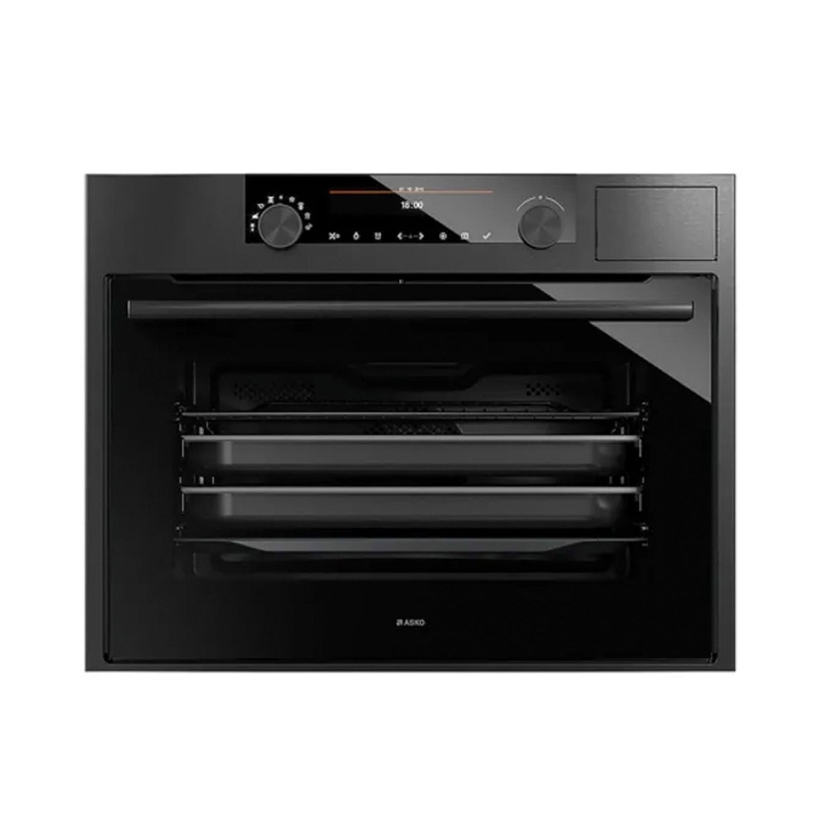 Asko Craft 45cm Built-In Combi Steam Oven - Black Steel gallery detail image