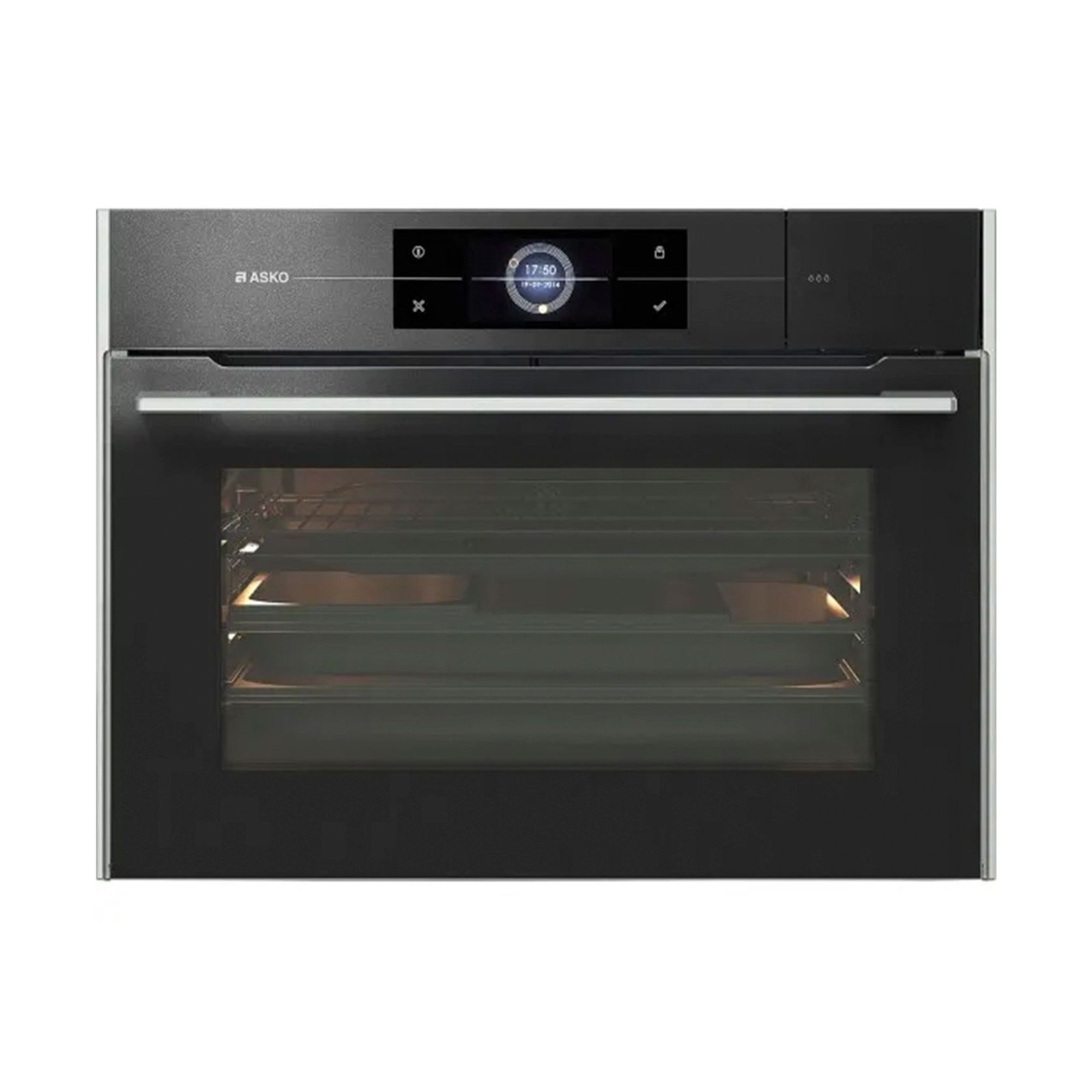 ASKO Elements 45cm BuiltIn Combi Pure Steam Oven Black Pearl