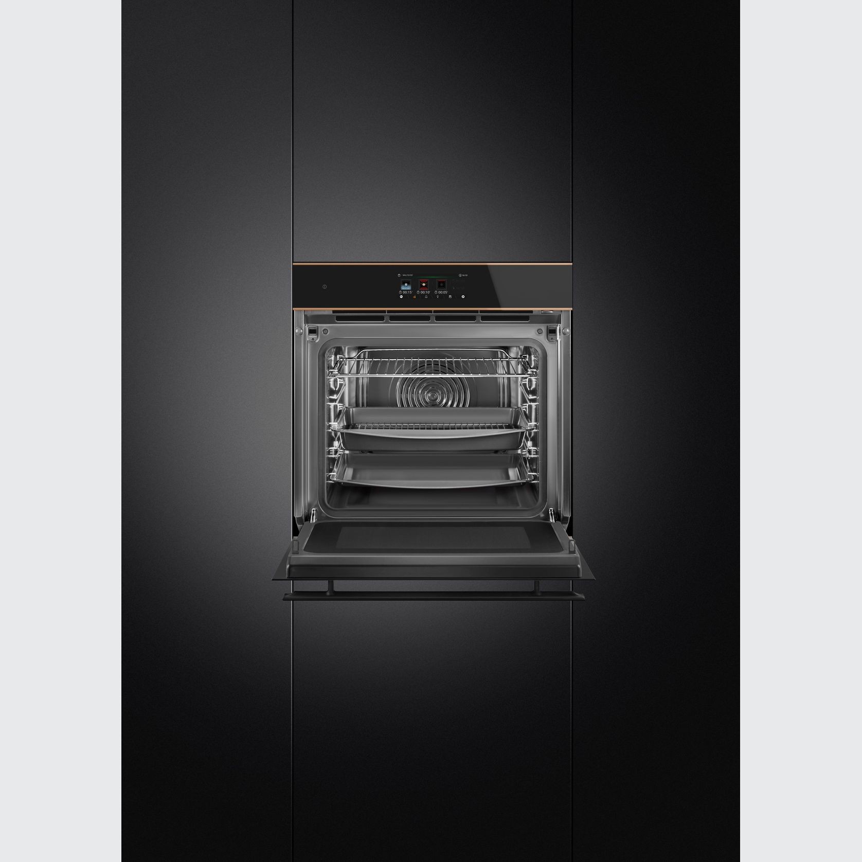 60cm Dolce Stil Novo Multitech Oven - SOA6606APNR gallery detail image