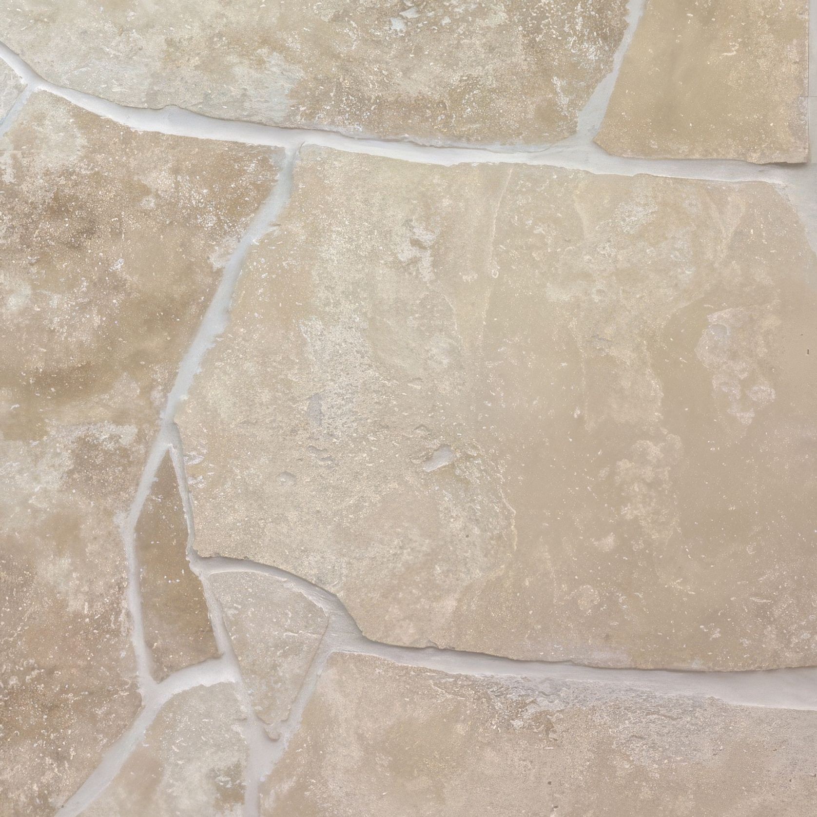 Latte Travertine 20mm | Random Flagstone gallery detail image