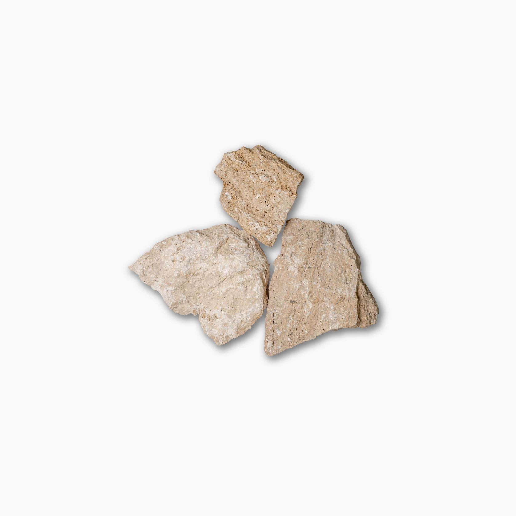 Latte Travertine Rockface Random I Cladding - Loose gallery detail image