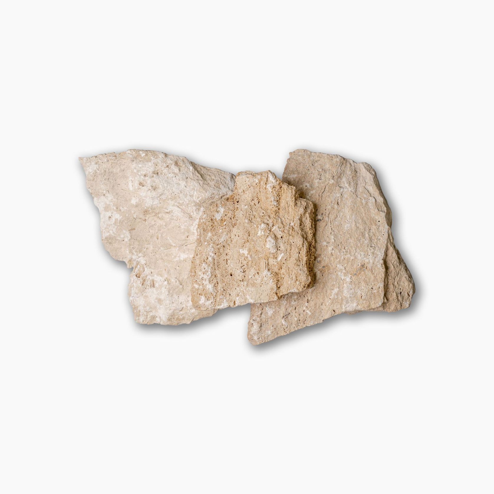 Latte Travertine Rockface Random I Cladding - Loose gallery detail image