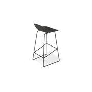 Pop Stool Black Frame and Black Shell Seat gallery detail image