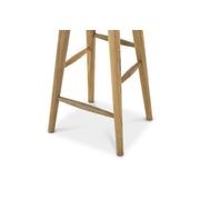 Kuni Tractor Seat Solid Barstool | 65cm | Natural gallery detail image