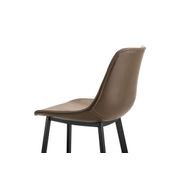 Hanns Mocha Brown Vegan Leather 67cm High Back Barstool | Set of 2 gallery detail image