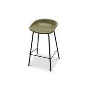 Brandon Vegan Leather Barstool | Set of 2 | Vintage Green gallery detail image