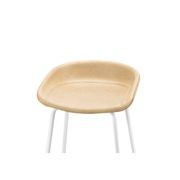 Brandon Vegan Leather Barstool | Set of 2 | Beige Latte gallery detail image