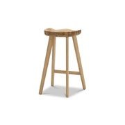 Moku Solid Ashwood Oak Tractor Seat Barstool | Set of 2 | Natural gallery detail image