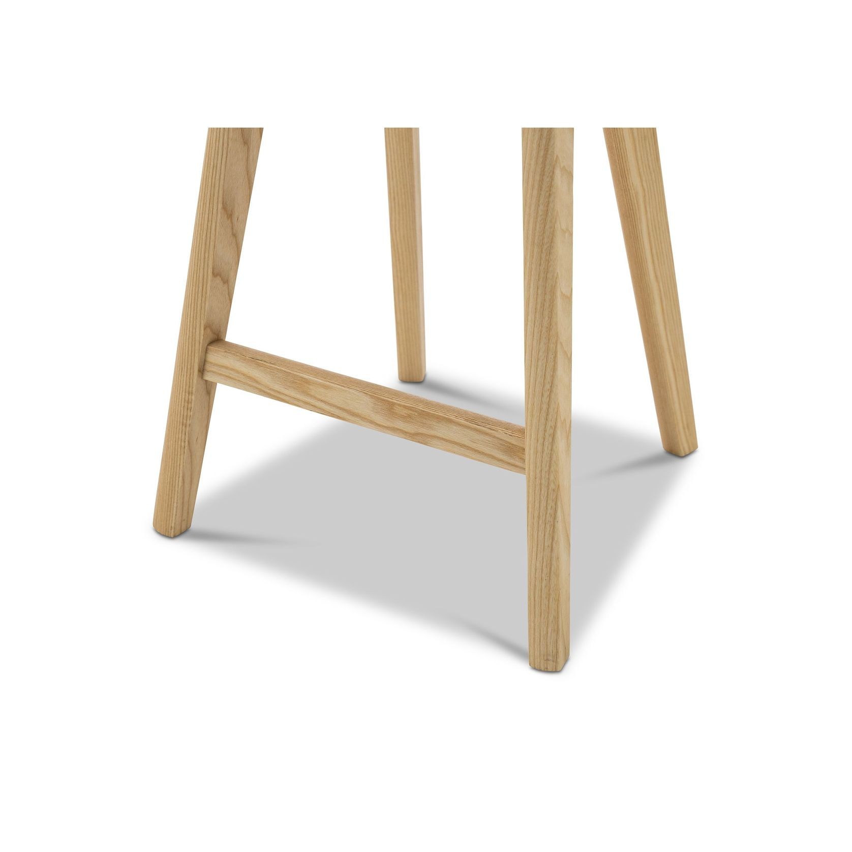 Moku Solid Ashwood Oak Tractor Seat Barstool | Set of 2 | Natural gallery detail image