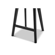 Moku Solid Ashwood Oak Tractor Seat Barstool | Set of 2 | Black gallery detail image