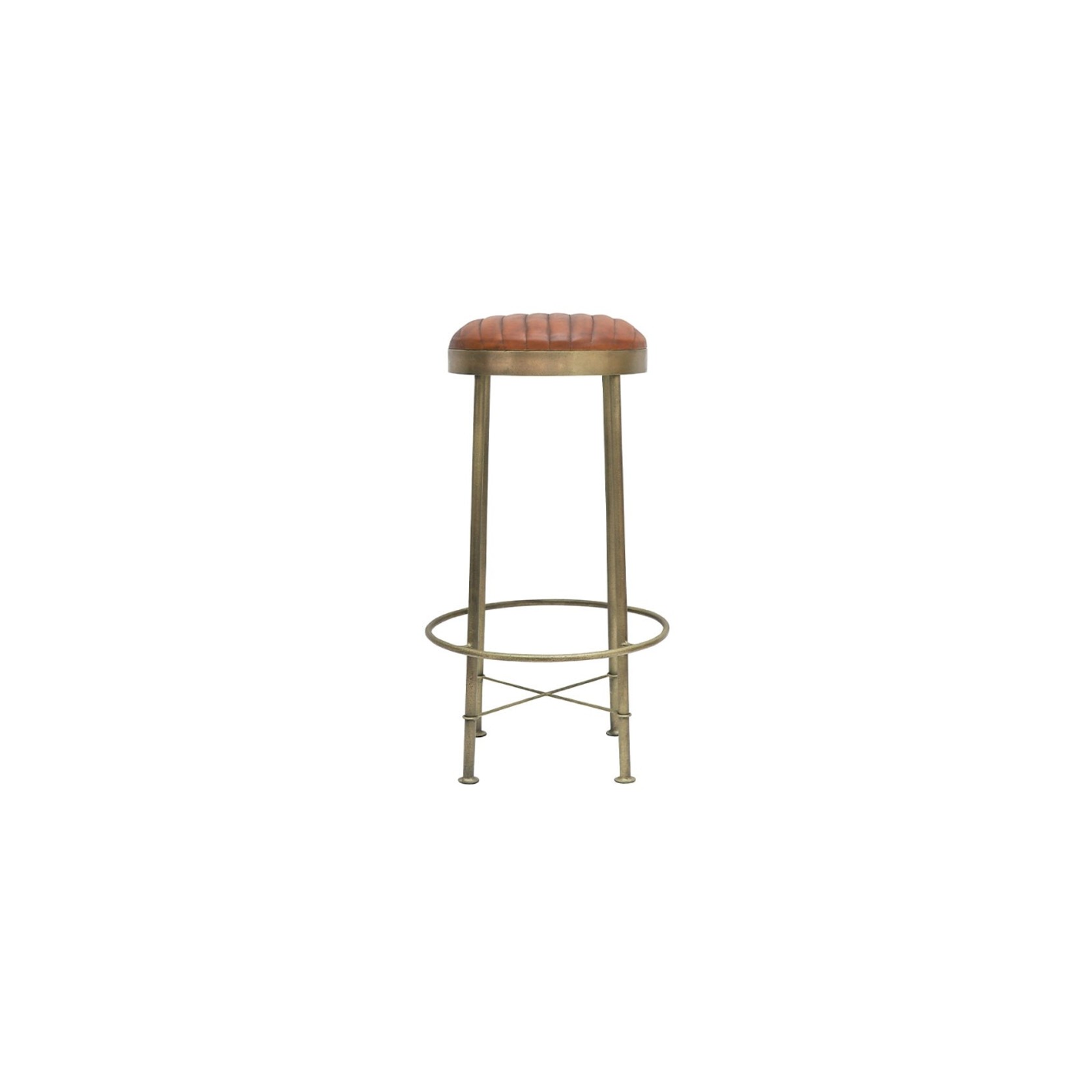 Chandri Brass Finish Barstool gallery detail image