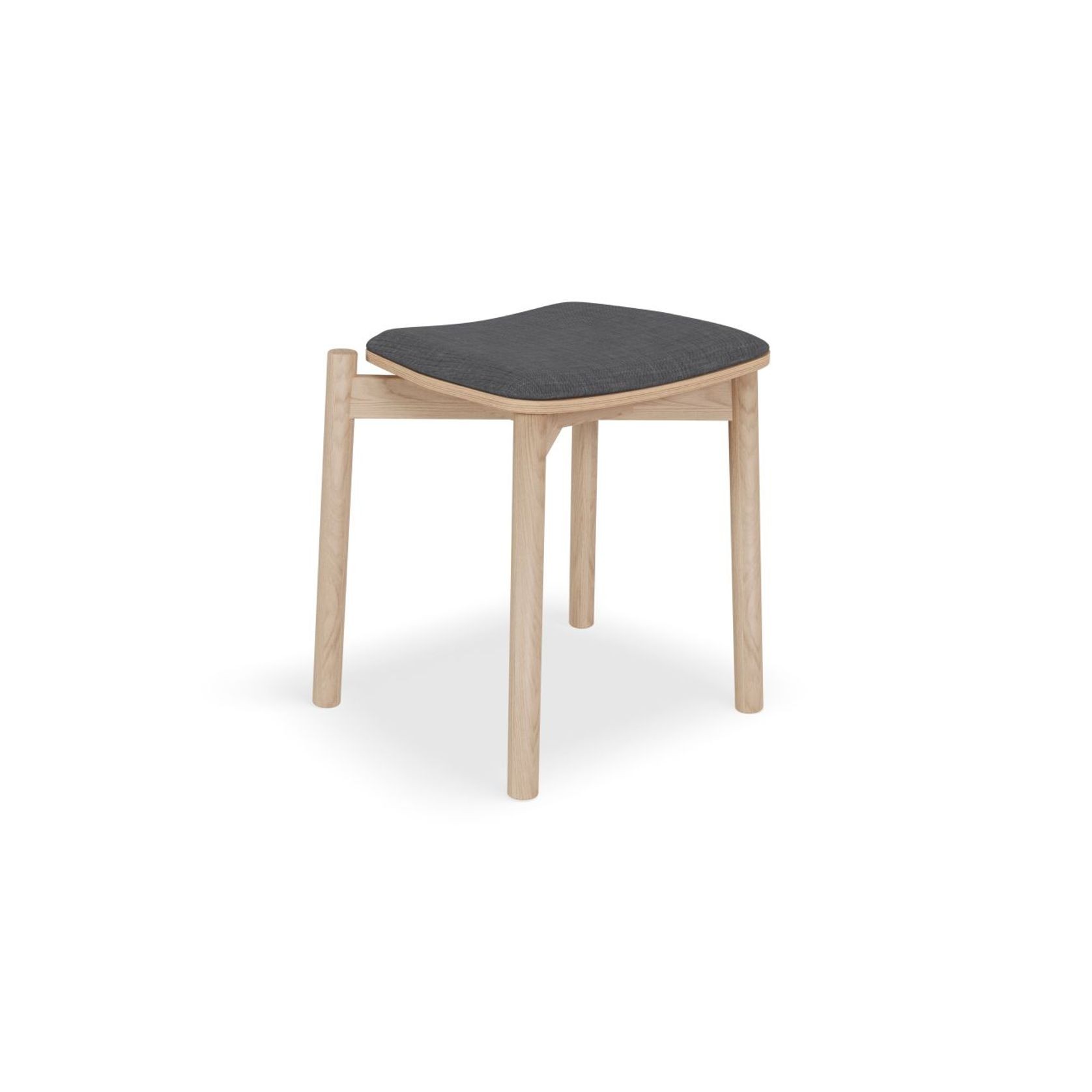 Andi Low Stool with Pad 45cm gallery detail image