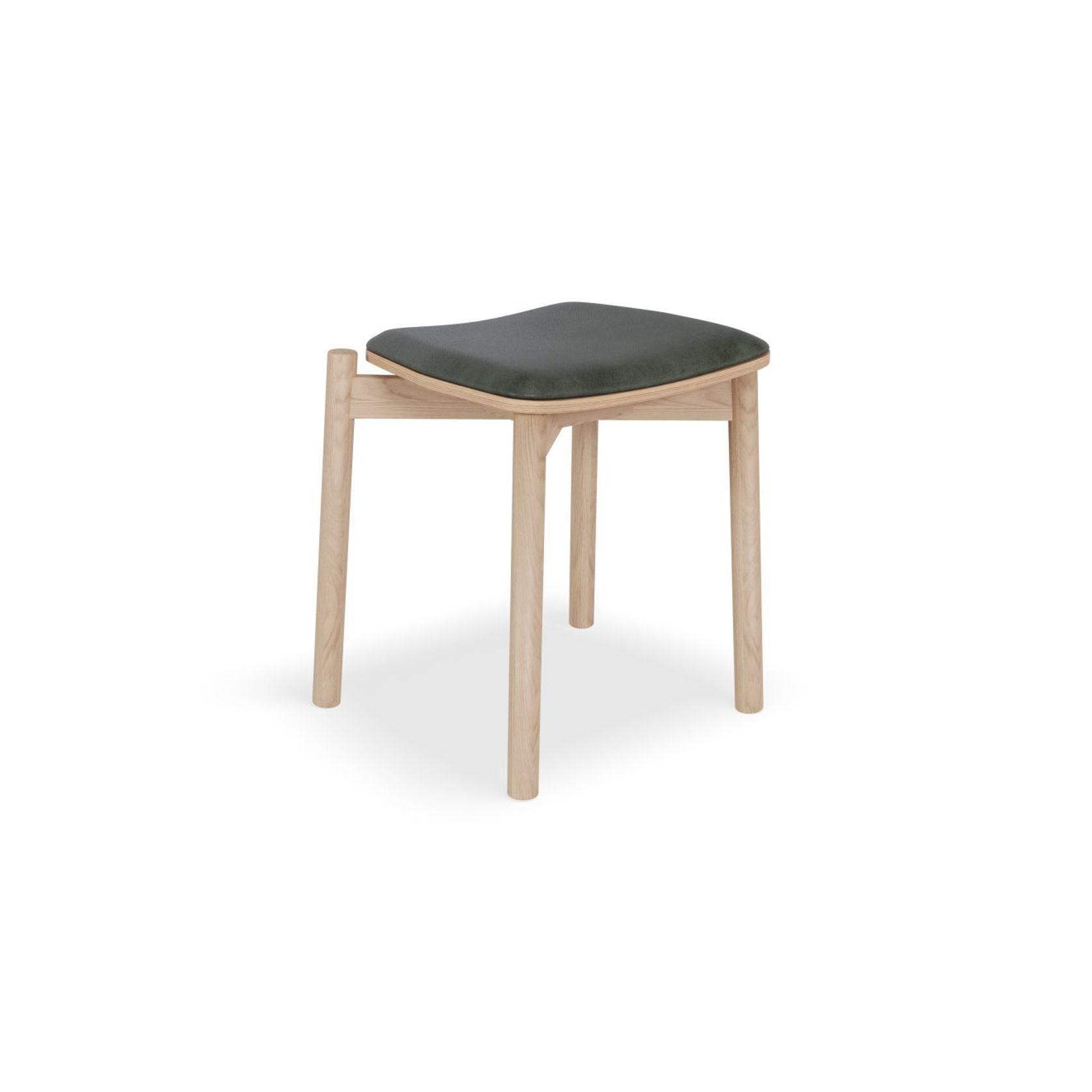 Andi Low Stool with Pad 45cm gallery detail image