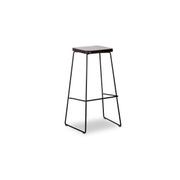 Hugo Bar Stool -  Black Seat - 78cm Round Seat gallery detail image