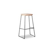 Hugo Bar Stool - Natural Seat - 78cm Square Seat gallery detail image
