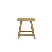 Heritage Elm Rectangle Stool gallery detail image
