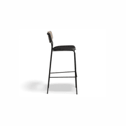 Rylie Stool Natural with Vegan Leather Seat gallery detail image