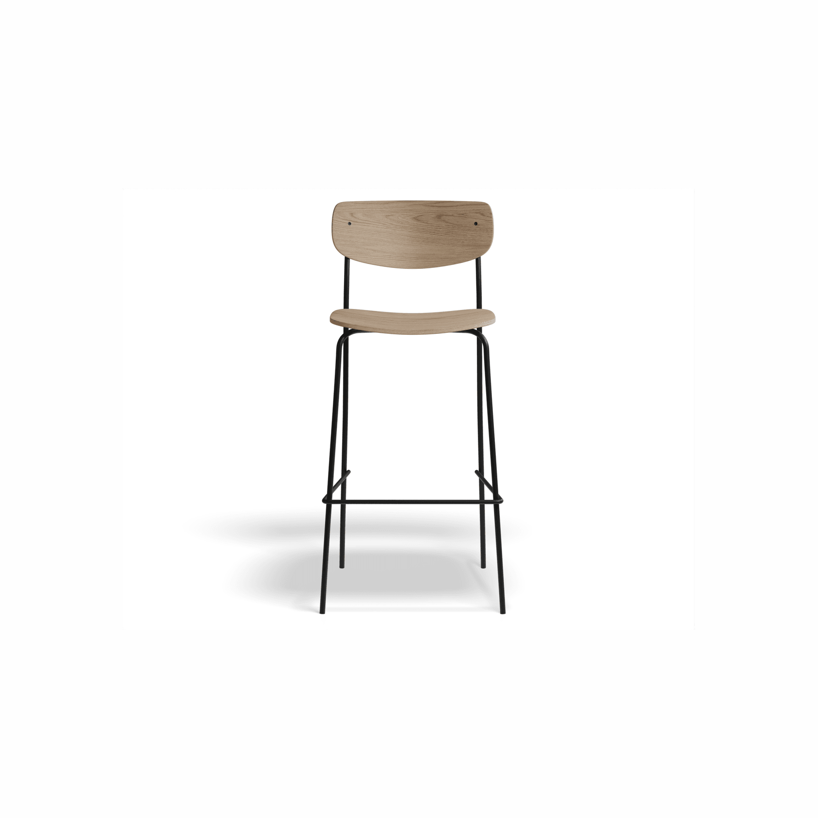 Rylie Stool - Natural Ash Seat and Backrest gallery detail image