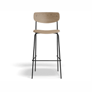 Rylie Stool - Natural Ash Seat and Backrest gallery detail image