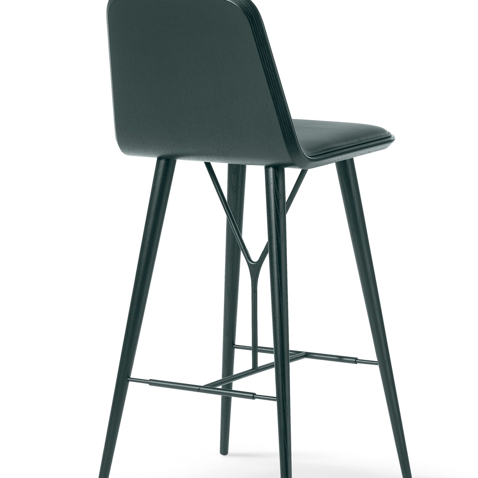 Spine Wood Stool Front Upholstery by Fredericia gallery detail image