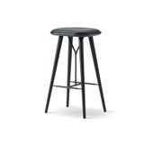 Spine Wood Stool Black by Fredericia gallery detail image