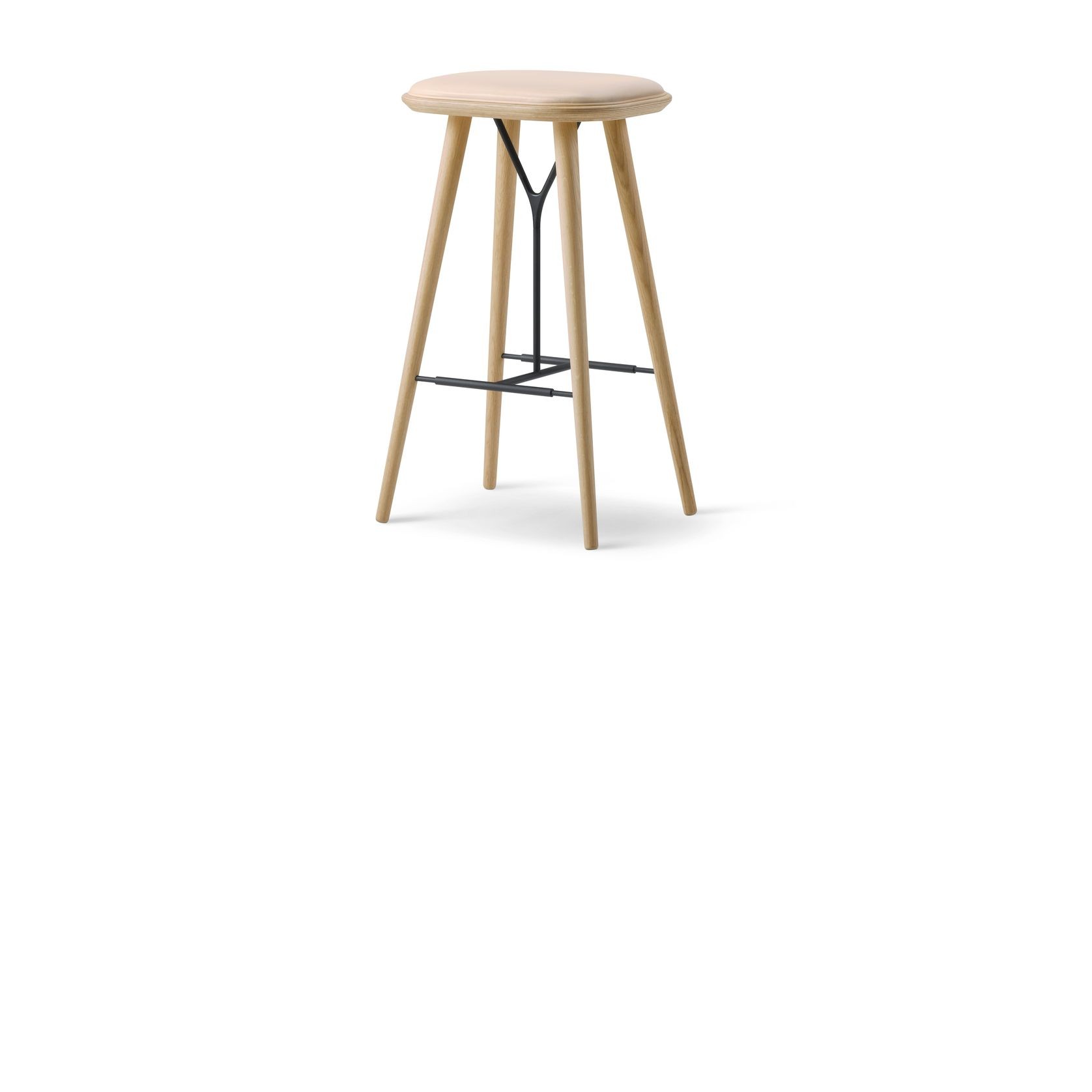 Spine Wood Stool Oak by Fredericia gallery detail image