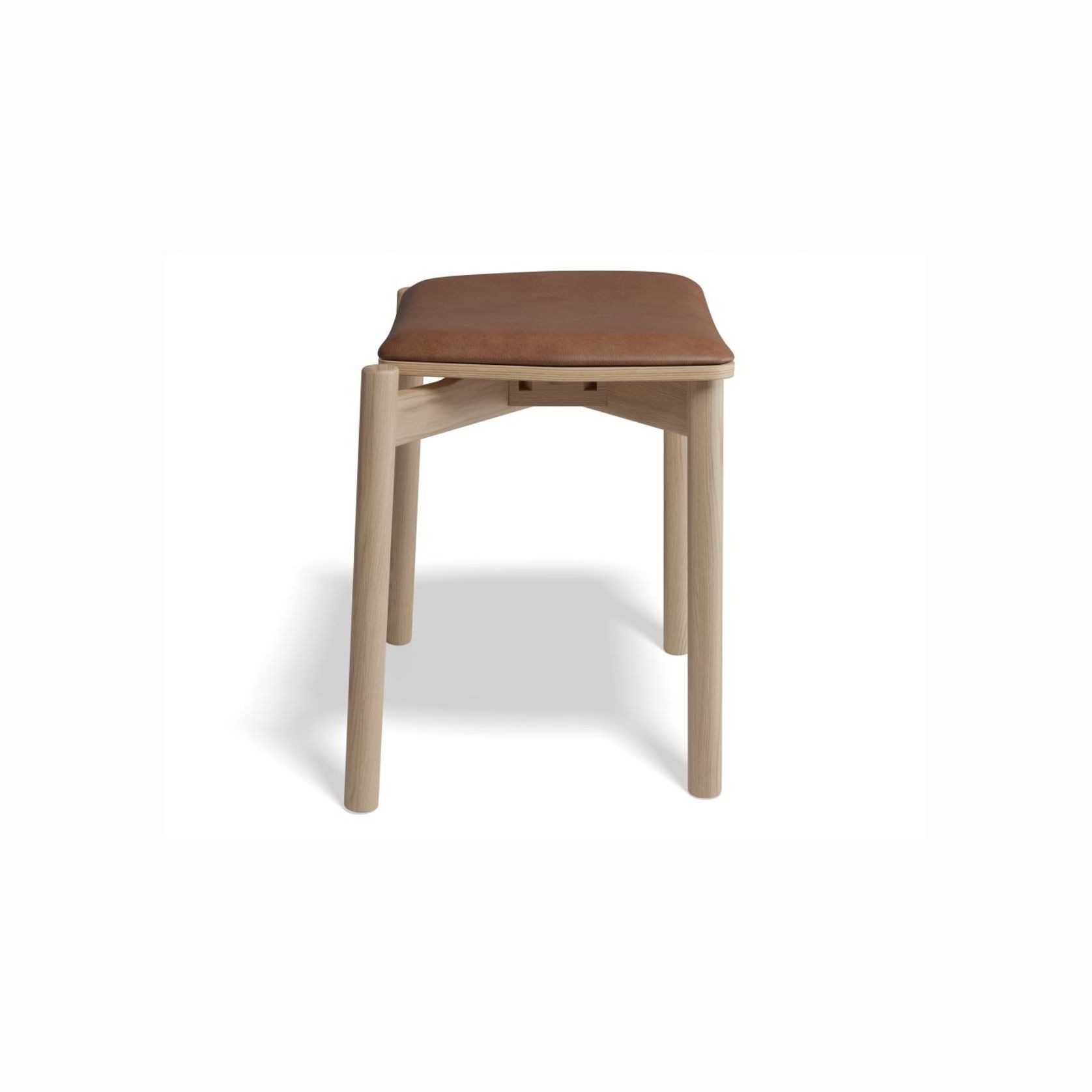Andi Low Stool with Pad 45cm gallery detail image