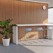 Pop Stool - Powder Blue Frame and Shell Seat gallery detail image