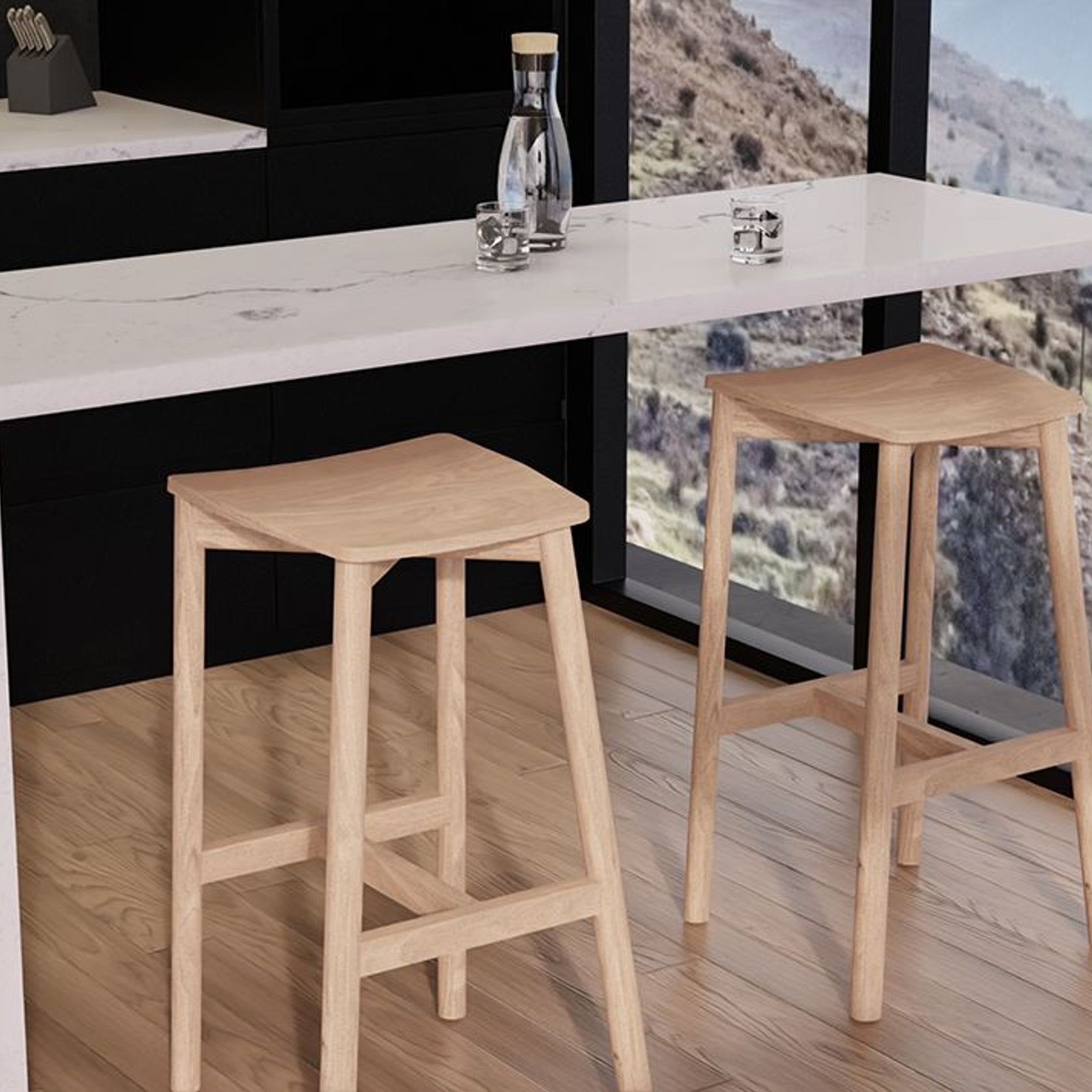 Andi Stool - Backless gallery detail image