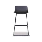 Umbria Stool -  Black Shell  - 66cm Kitchen Bench Height gallery detail image