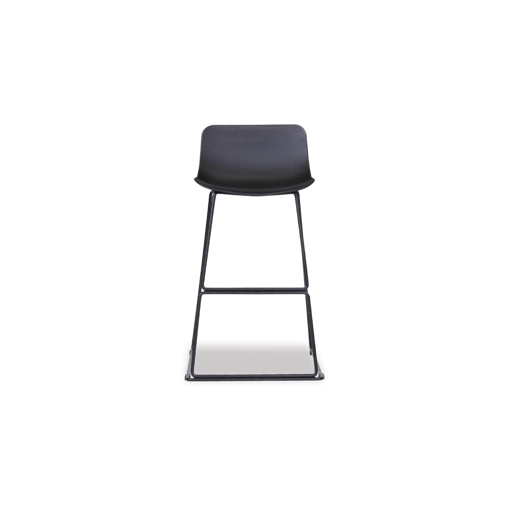 Umbria Stool -  Black Shell  - 77cm Commercial Bar Height gallery detail image
