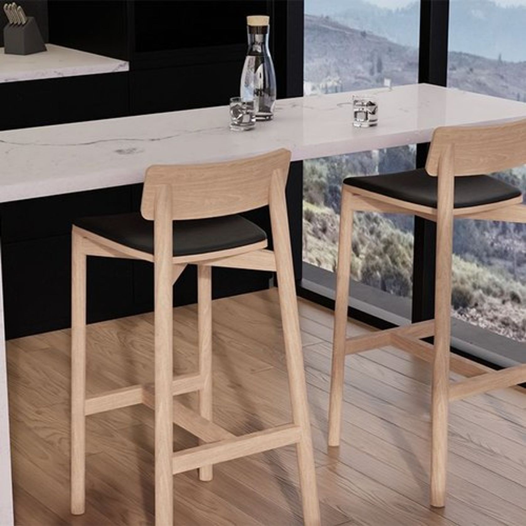 Andi Stool with Pad gallery detail image