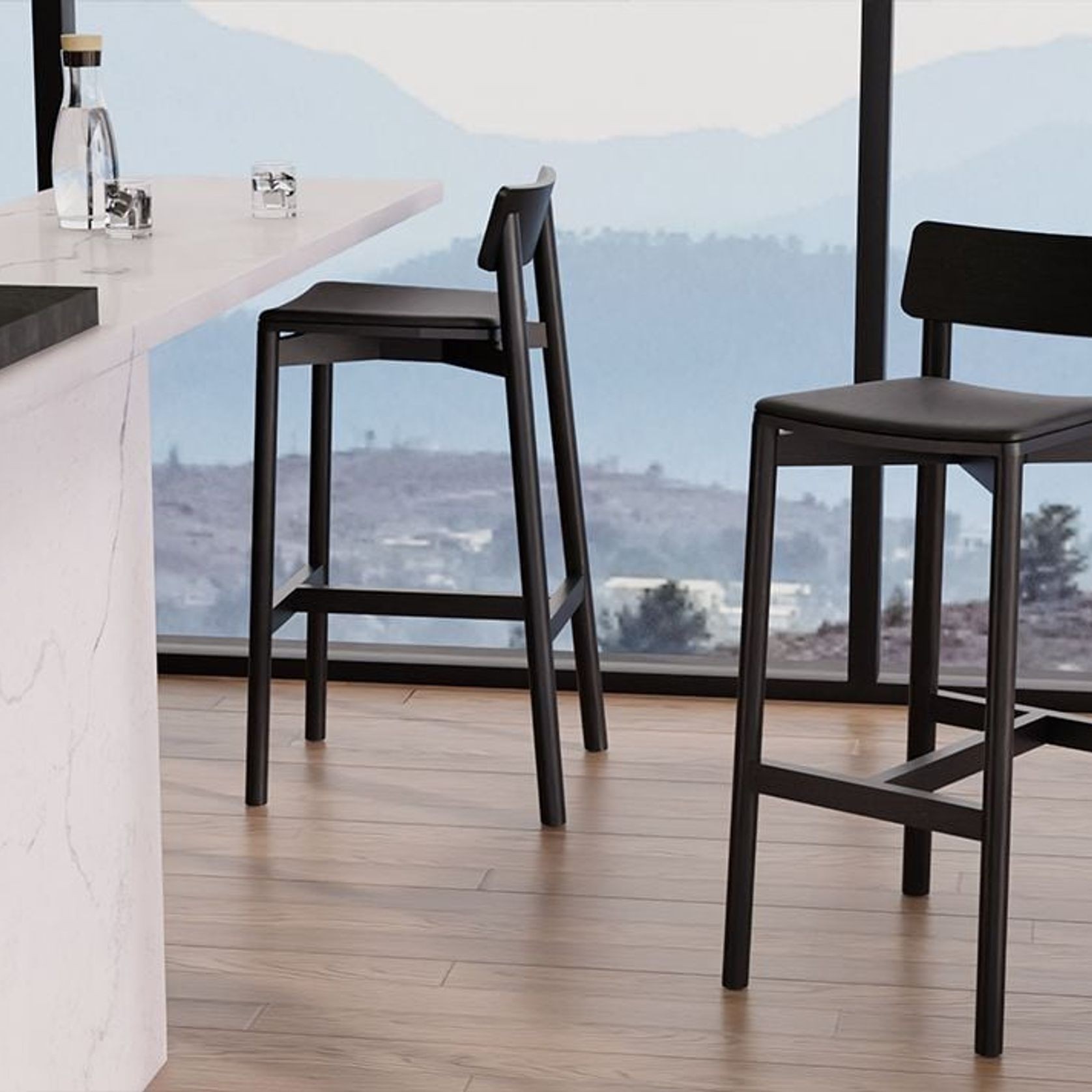 Andi Stool with Pad gallery detail image