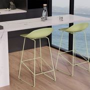 Pop Stool - Dusty Green Frame and Shell Seat gallery detail image