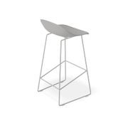 Pop Stool - Silver Grey Frame and Shell Seat gallery detail image