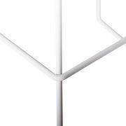 Hugo Bar Stool - White - Natural Seat - 78cm Round gallery detail image