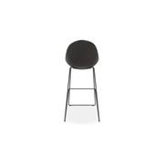 Pebble Stool Black Upholstered Vintage Seat gallery detail image
