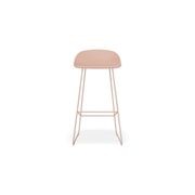 Pop Stool - Soft Pink Frame and Shell Seat gallery detail image