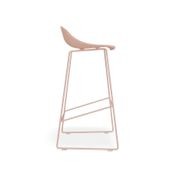 Pop Stool - Soft Pink Frame and Shell Seat gallery detail image