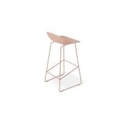 Pop Stool - Soft Pink Frame and Shell Seat gallery detail image